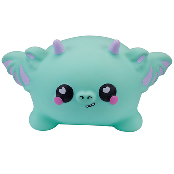 Игрушка-антистресс Smooshzees Snugzees Дракон Джейд коллекционная бирюзовая (8235) - Pampik