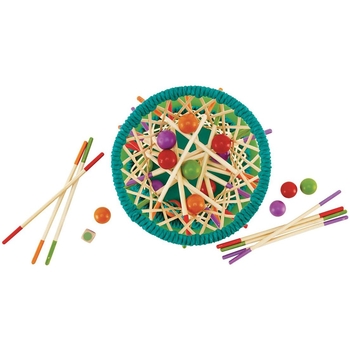 Головоломка из бамбука Hape Pallina с шариками (E5522) - Pampik - 2