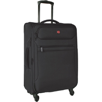 Чемодан Swissbrand Hamilton M Black (SWB_LLHAM001M) - Pampik