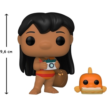 Игровая фигурка Funko Pop! Лило и Стич, Лило с рыбкой, 9.6 см (55621) - Pampik - 2