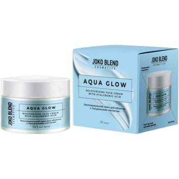 Крем для обличчя Joko Blend Aqua Glow зволожувальний з гіалуроном 50 мл - Pampik