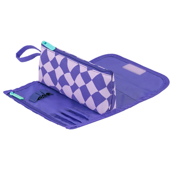 Пенал мягкий Kite 8x20.5x4 см розово-сиреневый (K24-653-4) - Pampik - 3