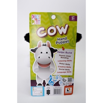 Кукла-рукавичка Pugs at Play Коровка со звуками (ST-PAP34) - Pampik - 4