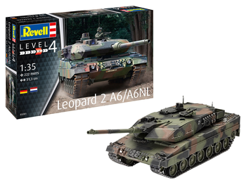 Сборная модель Revell Танк Леопард 2 A6/A6NL, масштаб 1:35, 222 деталей (RVL-03281) - Pampik - 2