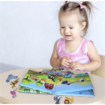 Мягкая книжка Масік Животные развивающая (МС 070301-03) - Pampik - 6