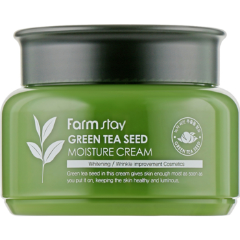 Крем для обличчя FarmStay Green Tea Seed Moisture Cream 100 г - Pampik