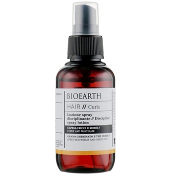 Спрей для укладання кучерявого волосся Bioearth Hair Hair-Taming Spray-Lotion 100 мл - Pampik