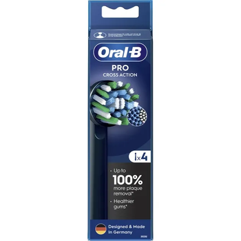 Насадки для электрической зубной щетки Oral-B Pro Cross Action, 4 шт., черный - Pampik - 3