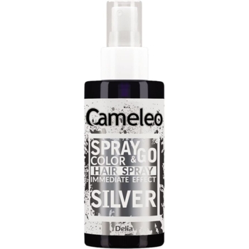 Спрей для волос оттеночный Delia Cosmetics Cameleo Spray&amp;Go серебряный 150 мл - Pampik