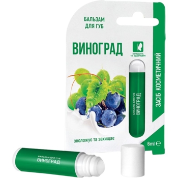 Бальзам для губ Enjee Виноград, роликовый, 6 мл - Pampik