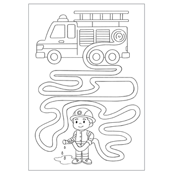 Раскраска 1 Вересня Лабиринты для мальчиков 12 страниц (742958) - Pampik - 3