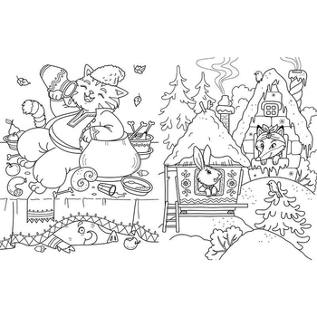 Раскраска Видавництво Ранок Большая книга раскрасок Сказки (С1736014У) - Pampik - 2