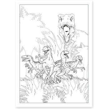 Розмальовка Yes Jurassic park 12 сторінок (742916) - Pampik - 2