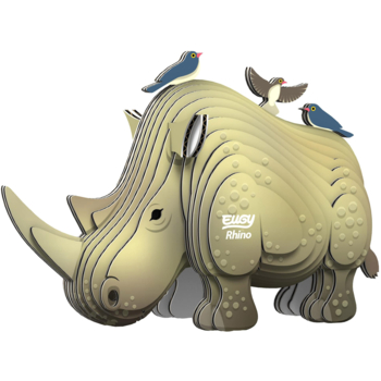 Збірна 3Д модель Eugy Зоопарк Носоріг (XEG-076) - Pampik