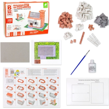 Конструктор з мініцеглинок Strateg Blocky Маленька Таверна, 268 елементів (31006) - Pampik - 2