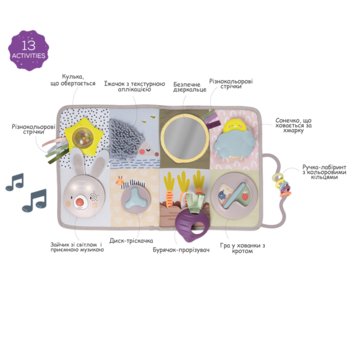 Розвиваюций килимок Taf Toys Садочок у місті Пізнай світ (13115) - Pampik - 3
