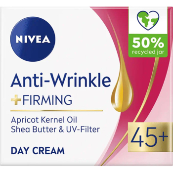 Дневной крем против морщин + упругость Nivea Anti-wrinkle Firming 45+ 50 мл - Pampik
