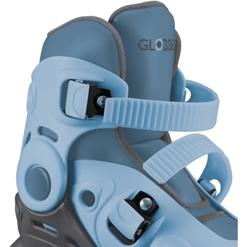 Роликові ковзани Globber Learning Skates 2 в 1, р.26-29, сіро-синій (780-200) - Pampik - 9