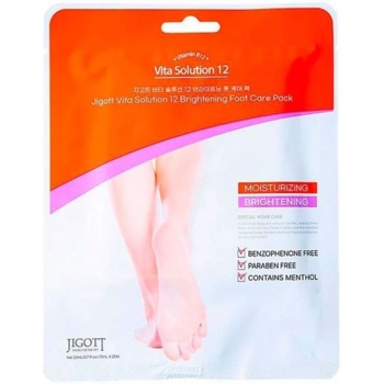 Маска-шкарпетки для ніг Jigott Vita Solution 12 Brightening Foot Care Pack 2 шт - Pampik