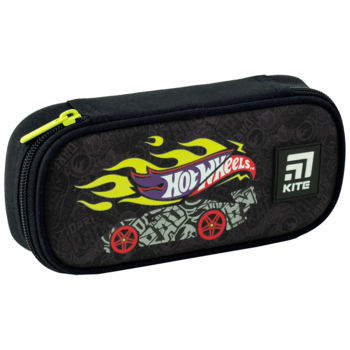 Пенал мягкий Kite 21x8.5x4.5 см, черный (HW24-662-2) - Pampik