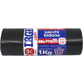 Пакети для сміття Irge міцні жовті 120 л 10 шт - Pampik