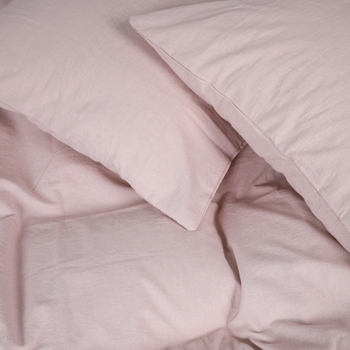 Простыня MirSon на резинке 40-0013 "Jennifer" 70*130 см пудра (2200009013164) - Pampik - 3