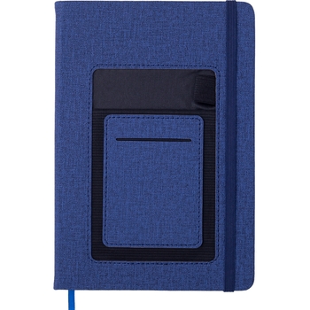 Блокнот деловой Buromax Comfort А5 96 л. в линейку обложка искусственная кожа синий (BM.295209-02) - Pampik