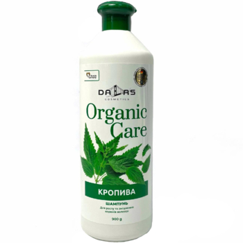 Шампунь для волосся Dalas Organic care Кропива, 900 г - Pampik