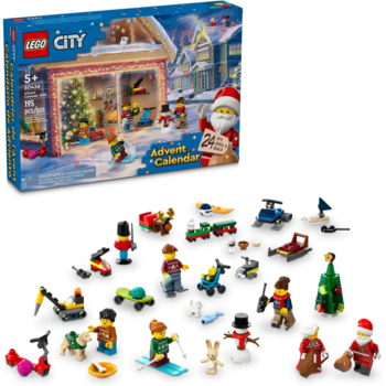 Конструктор LEGO City Різдвяний календар 2024, 195 деталей (60436) - Pampik - 4