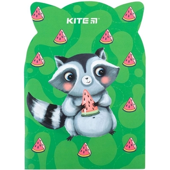 Блокнот Kite Tasty racoon B6 в клеточку 48 листов (K24-461-4) - Pampik