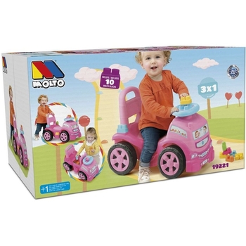 Толокар Molto Вантажівка з блоками 10 шт рожевий - Pampik - 6