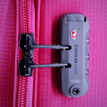 Чемодан Swissbrand Silkeborg S Fuchsia/Light Grey (SWB_LLSIL941S) - Pampik - 5