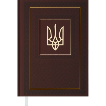 Ежедневник датированный Buromax Nation 2024 A5 коричневый (BM.2199-25) - Pampik