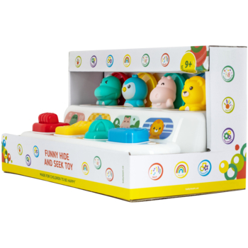 Розвиваюча іграшка-сортер Baby Team Забавні хованки (8618) - Pampik - 6