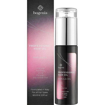 Професійна олія марули для волосся Bogenia Professional Hair Oil Marula Oil 60 мл - Pampik