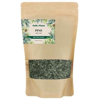 Сіль для ванни Folk&Flora Сосна 500 г - Pampik