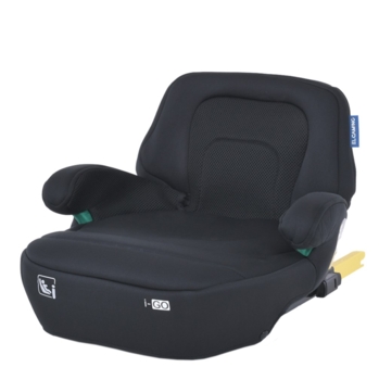 Автокрісло-бустер El Camino (22-36 кг) ME 1112 I-GO Вlack чорне - Pampik