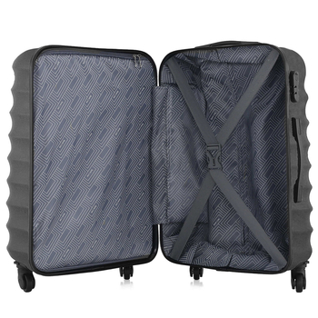 Валіза Semi Line 24" M Black (T5576-4) - Pampik - 2