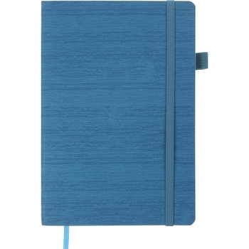 Блокнот деловой Buromax Color Tunes А5 96 л. в линейку обложка искусственная кожа синий (BM.295200-02) - Pampik