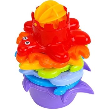 Набір для ванної ТехноК Пірамідка з синьою лійкою (7396) - Pampik - 3