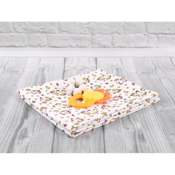 Пелюшка Руно Єдинороги ситець 95х110 см (204.03_єдинороги) - Pampik - 3