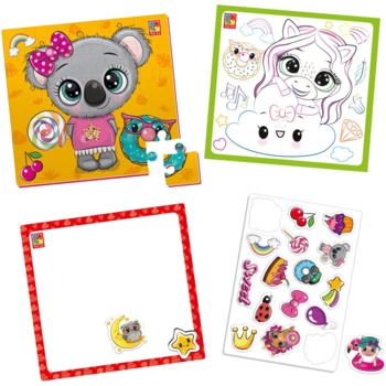 Набор для творчества Vladi toys 4 в 1 Пушистики и сладости (VT4210-17) - Pampik