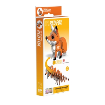 Збірна 3Д модель Eugy Зоопарк Червона лисиця (XEG-072) - Pampik - 4