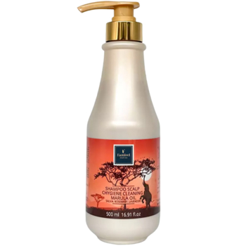 Шампунь Famirel Marula Oil для шкіри голови c шавлією, розмарином і лавандою, 500 мл - Pampik