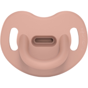 Пустушка Suavinex Colour Essence силіконова анатомічна, 0-6 місяців, нюдовий (308086) - Pampik