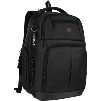 Рюкзак городской Swissbrand Wembley 19 Black (SWB_S19BEWEM001U) - Pampik