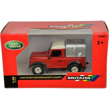 Автомодель Britains Позашляховик Land Rover Defender 90 1:32 червоний (42732) - Pampik - 4