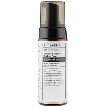 Пенка для укладки волнистых волос Bioearth Hair Styling Mousse 150 мл - Pampik