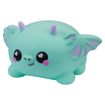 Игрушка-антистресс Smooshzees Snugzees Дракон Джейд коллекционная бирюзовая (8235) - Pampik - 2