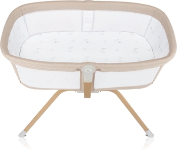 Ліжечко дитяче приставне Lionelo Malin Evo Beige Natural - Pampik - 7
